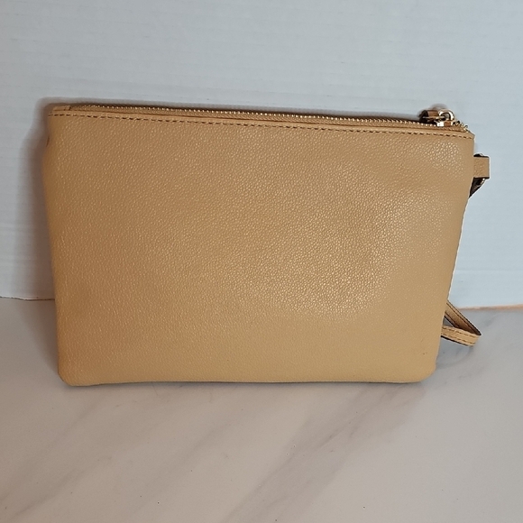 Anne Klein Beige and Pink Wristlet Clutch - Picture 2 of 4